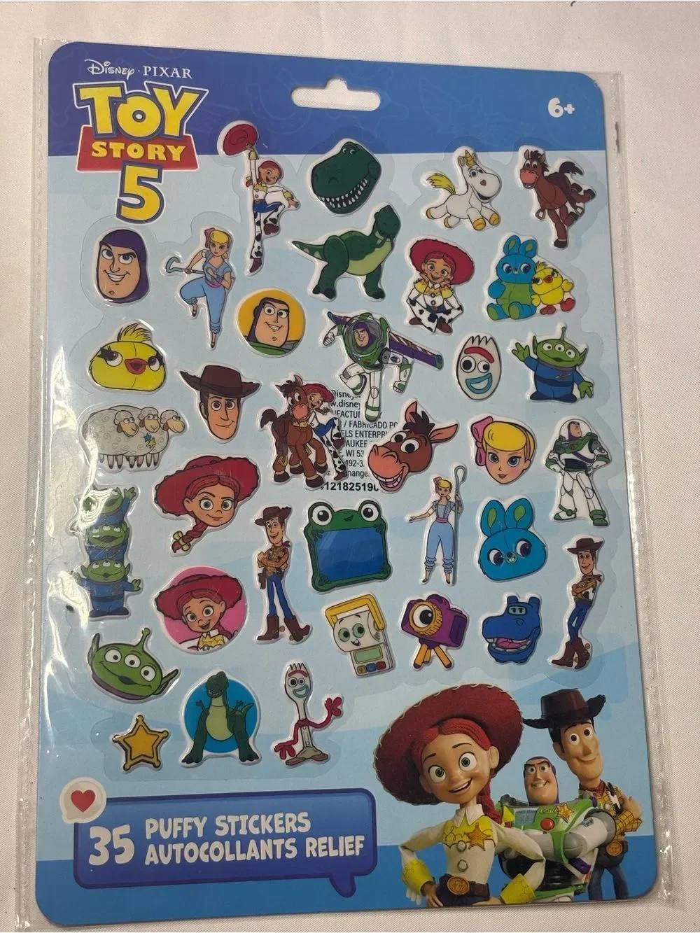 4 New Toy Story Bath Bundle - Blue